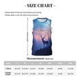 thumbnail image 4 of Naloa Night Sky Elk Basketball Jersey Reversible Men's Mesh Athletic Sports Shirts Training Practice S-4XLXX-Large, 4 of 6