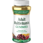 Nature's Bounty Adult Multivitamin Gummies, Multi-Flavored Vitamins, 75ct