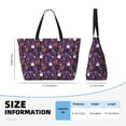 thumbnail image 4 of Disketp Halloween Sweet Candy Bolsa de Playa de Gran Capacidad, Bolso Impermeable y a Prueba de Arena para Mujer, Ideal para Playa, Piscina y Natación, 4 of 7