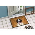 thumbnail image 4 of Carolines Treasures SC9129JMAT Paillasson Intérieur Ou Extérieur 24 x 36 Po Saint Bernard, 4 of 4