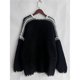 thumbnail image 5 of Suéteres Tipo Cárdigan Extragrandes para Mujer, de Otoño, con Mangas Largas Tipo Farol, de Punto, con Parte Delantera Abierta Negro XL, 5 of 6