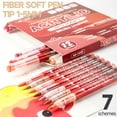 thumbnail image 5 of 12 Color Liquid Acrylic Paint Marker Soft Brush Tip Acrylic Paint Pen for Card Making Drawing Scrapbooking Journaling, 5 of 9