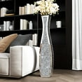 thumbnail image 5 of SHYFOY Tall Glam Crushed Diamond Floor Vase – Modern Luxury Decor for Living Rooms, 5 of 9