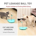thumbnail image 7 of Cat Treat Dispensing Ball,Adjustable Leakage Toys for IQ Training,Slow Feeder and Puzzle Toys for Dry Food or Treats,Rolling Play for Indoor Cats，Sky Blue, 7 of 7