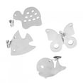 thumbnail image 3 of Diseños de tortugas, ballenas, peces y papillones: pinzas para manteles de acero grueso y elegantes para mejorar la configuración de la mesa, 3 of 8