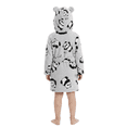 thumbnail image 6 of LYMAYTER Kids Boys Hoodie Robe Plush Fleece Hoodie Bathrobe for 1-7Y Little Boys Toddler Soft Warm Mid Length Pajamas, 6 of 10