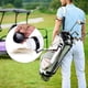 thumbnail image 3 of Soporte para Carrito de Golf, Portabotellas de Portátil con Tapa, Carrito de Empuje para Exteriores, Hogar, Accesorios de Equipo de Golf, Color Gris., 3 of 5