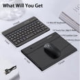 thumbnail image 3 of for Samsung Galaxy Z Fold 7 6 5 4 3 Shockproof Case With Keyboard and Mouse, Portable Bluetooth Keyboard with Leather Case and Capacitive Pen, 4 in 1 Set for Z Fold7 6 5 4 3 Accessories, 3 of 7