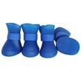 thumbnail image 1 of Pet Life F30BLMD Elastic Protective Multi-Usage All-Terrain Rubberized Dog Shoes, Blue - Medium, 1 of 1