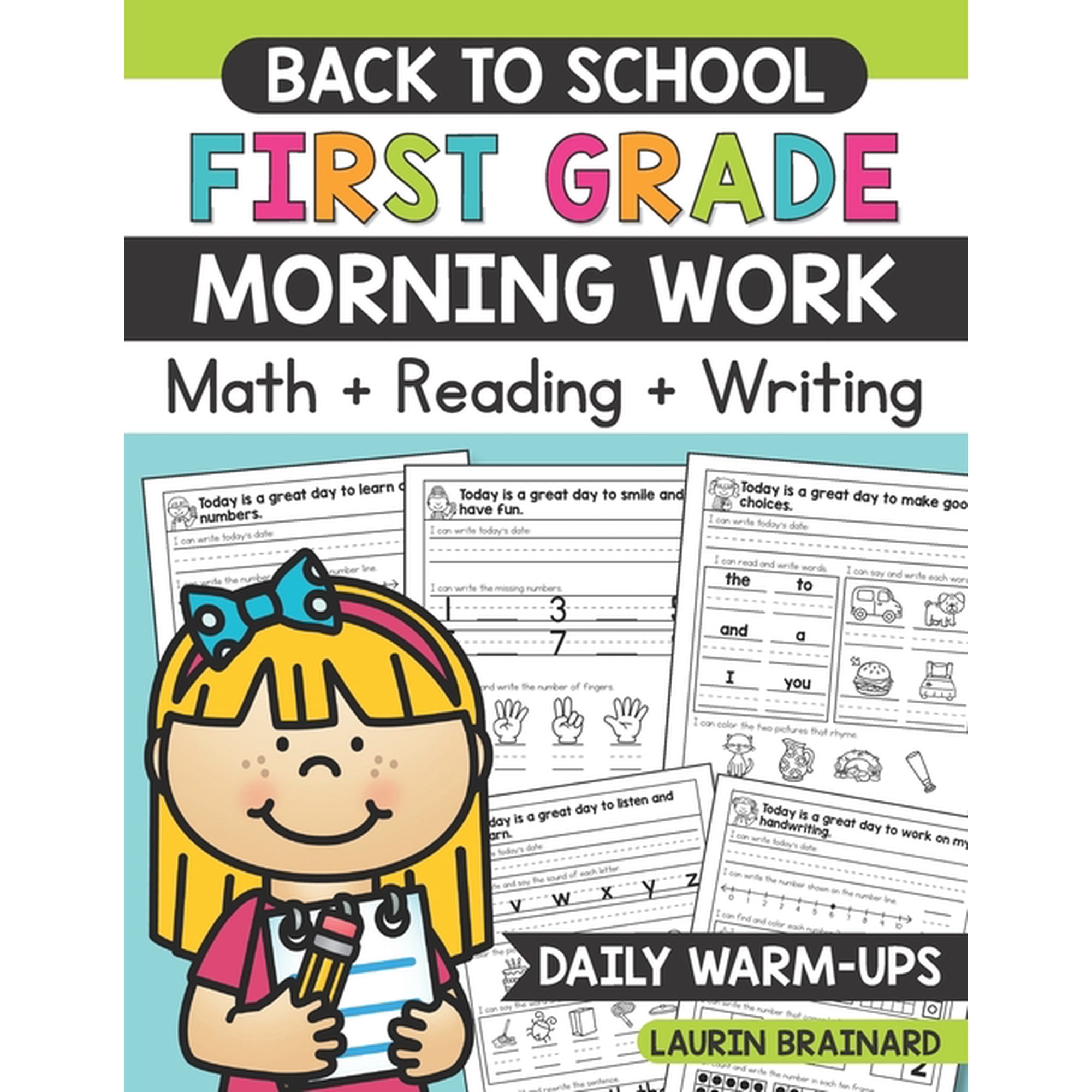 First Grade Morning Work Workbooks Back to School First Grade Morning Work: Math, Reading, and Writing, Book 1, (Paperback)
