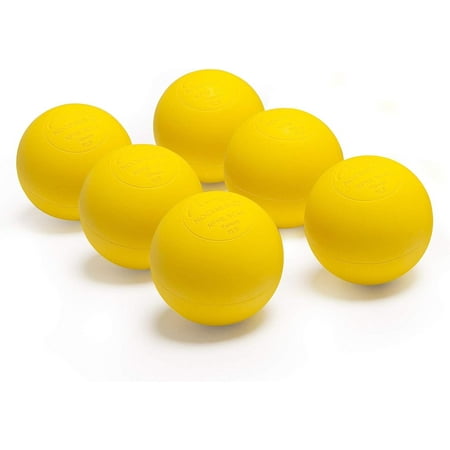 Champion Sports Lacrosse Balls: Official Size Sporting Goods Equipment for Professional College & Grade School Games Practices & Recreation – NCAA NFHS and SEI Certified – 6-Pack – Yellow Champion Sports Lacrosse Balls: Official Size Sporting Goods Equipment for Professional College & Grade School Games Practices & Recreation – NCAA NFHS and SEI Certified – 6-Pack – Yellow