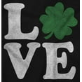 thumbnail image 2 of St Patrick's Day Shamrock Love Women Crewneck Sweatshirt Brisco Brands X, 2 of 6