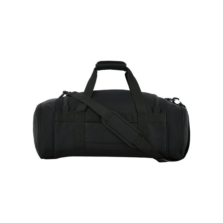 Protégé Everyday Journey 22 Inch Black Duffel Bag with Trolley