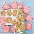 thumbnail image 3 of 8pcs Hawaiian Cookie Cutter Biscuit Cutters DIY Silicone Biscuit Stamp Mold, 3 of 7