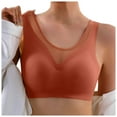 thumbnail image 4 of Everyday Bras for Women Stretchy Sports Bras for Women Bras Wireless Womens Wireless Bras plus Size Compression Bra Small Sports Bra Womens Bra 36c Women Support Bras Staples Bra Pack of Red 2XL, 4 of 7