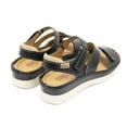 thumbnail image 5 of Pikolinos Women's Altea Leather Wedge Sandals, Black,5.5-6 M US, 5 of 7