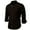 1 Black, variant on Formal Shirts for Men Smart Casual Cotton Dress Shirts Long Sleeve Fitted Designer Shirt Grandad Collar Business Shirt Plain Colour Button Dressy Tops Mens Fashion Dinner Gear