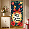 thumbnail image 6 of Festive Design Christmas Banner Decorative Ornament Religious Theme Holiday Decoration for Christmas Celebration Indoor Party, 6 of 9