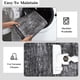 thumbnail image 2 of Qinaqin 122*183cm 100% Polyester Area Rugs 350Gsm Velvet Pearl Cotton Tpr cm de Anchoashed Folding Backing Plain Te x ture Carlo Profundidadark Gris, 2 of 7