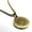 Gold, variant on Stainless Steel Celtic Love Knot Round Medallion Pendant Necklace