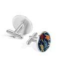 thumbnail image 3 of Turtle Men's Cufflinks for Formal Attire, Made of Stainless Steel, Ideal for Business Events, 3 of 6
