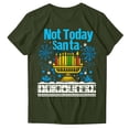 thumbnail image 3 of Jinhomg Hanukkah Menorah Shirt for Women Funny Chanukah Themed Celebration Tops Comfy Short Sleeve Round Neck Holiday T-Shirts Fall Saving Army Green XXL, 3 of 4