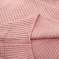 thumbnail image 6 of UAMVSH Off the Shoulder Sweaters for Women Trendy Going Out Party Tops Fall Ribbed Knitted Lantern Long Sleeve Pullover Sweaters(Small,Pink), 6 of 7