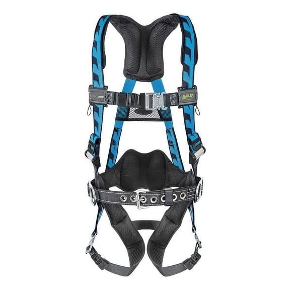 Honeywell Miller Full Body Harness,AirCore,S/M AC-QC-BDP/S/MBL