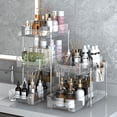 thumbnail image 3 of Acekid 2 Tier/3 Tier Bathroom Counter Organizer, Pull Out Makeup Organizer, Clear Vanity Counter Storage Organizer with Dividers for Kitchen Closet, 3 of 9