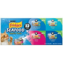 Purina Friskies Seafood Variety Canned Cat Food (Pack of 24)