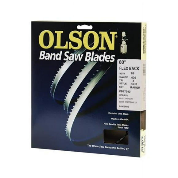 Olson Saw WB58280DB 0.38 x 80 in. Band Saw Blade