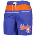 thumbnail image 2 of Men's Starter Royal New York Islanders Freestyle Volley Swim Shorts, 2 of 3