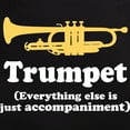 thumbnail image 3 of CafePress - Trumpet Gift (Funny) Men's Dark Pajamas - Men's Dark Loose Fit Cotton Pajama Set, 3 of 7