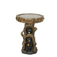 thumbnail image 6 of 23.6”Tall Resin Outdoor Bird Baths for Garden - Outdoor Standing Birdbath with Bear Statue, Pedestal Birdbaths for Outdoors, Garden, Patio, Lawn, Backyard, 6 of 6