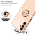 thumbnail image 3 of Compatible with Samsung Galaxy A14 5G Case, Galaxy A14 Case with 360 ° Rotatable Ring Holder Kickstand Car Mount Supported Electroplated Shockproof Phone Case for Samsung Galaxy A14 5G-Pink, 3 of 16