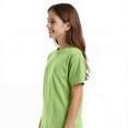 thumbnail image 3 of Couver Boys Cotton Active Short Sleeve Crewneck Shirt 1 Piece, Lime, Extra Small, 3 of 9