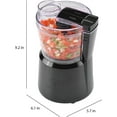 thumbnail image 5 of Toastmaster 3-Cup Chopper with 2 Speed Control, Black Plastic Body, 5 of 5