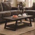 thumbnail image 1 of Coaster Watsonville Casual Table Basse avec Étagère Inférieure Cappuccino, 1 of 3