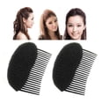thumbnail image 3 of 2 piezas encantadoras inserciones de volumen para aumentar el volumen, peine para el cabello, herramienta para hacer moños, base para el cabello, accesorios para mujeres, damas y niñas (beige), 3 of 5