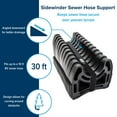 Camco 43061 Sidewinder 30ft RV Sewer Hose Support Safely Secures Your