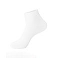 thumbnail image 2 of Hanes Moves Men's Ankle Socks Pack, 4-Pair , 360 Stretch, Lightweight, Moisture Wicking White 6-12, 2 of 3