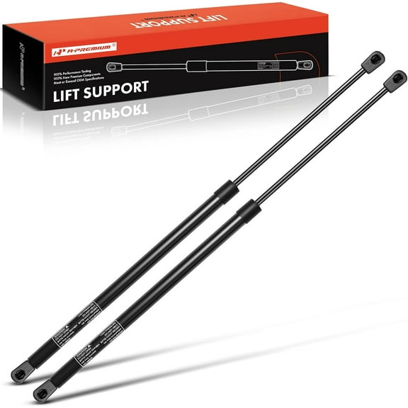 A-Preimum Rear Window Glass Lift Supports Shock Struts Replacement for Jeep Wrangler JK 2007-2010 2-PC Set