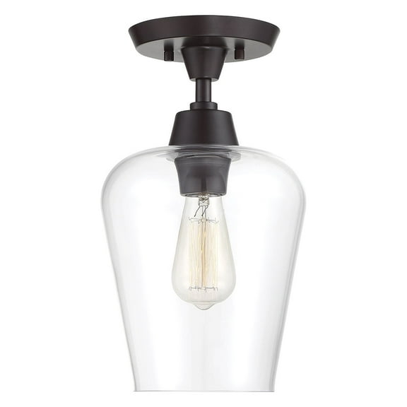 Octave 1-Light Ceiling Light in English Bronze