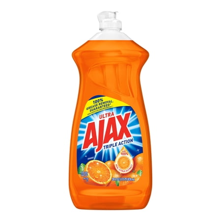 Ultra Ajax Triple Action Dish Liquid Hand Soap Orange, 28 ...