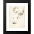 thumbnail image 2 of Jules Auguste Habert-Dys 11x14 Black Modern Framed Museum Art Print Titled - Design for the Painting of the Lid of a Soup Turbine of a Porcelain Service for Pillivuyt (C. 1889), 2 of 5