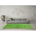 thumbnail image 3 of Ahgly Company Indoor Square Abstract Green Modern Area Rugs, 8' Square, 3 of 4