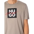 thumbnail image 4 of HUGO Dalpaca Graphic T-Shirt, Beige, 4 of 5