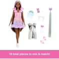 thumbnail image 3 of Muñeca moderna Barbie Fun & Fancy con pelo negro extralargo, 3 of 6