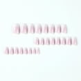 thumbnail image 2 of Fofosbeauty 24pcs Press on False Nails, Square Fake Nails, Short Square Pearl Gradual White, 2 of 8