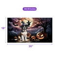 thumbnail image 5 of Spooky Halloween Night Witch Saint Bernard Glowing Pumpkins Doormat St Dog Lover Indoor Outdoor Welcome Mat - 12015, 5 of 5